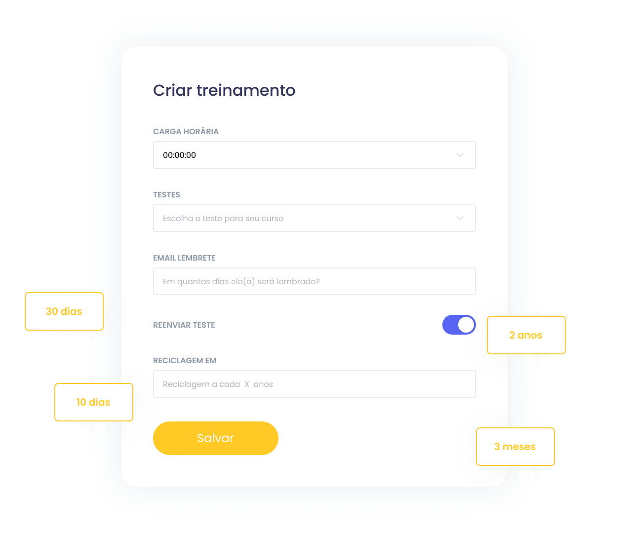 Treinamento e Capacitação na plataforma Burh